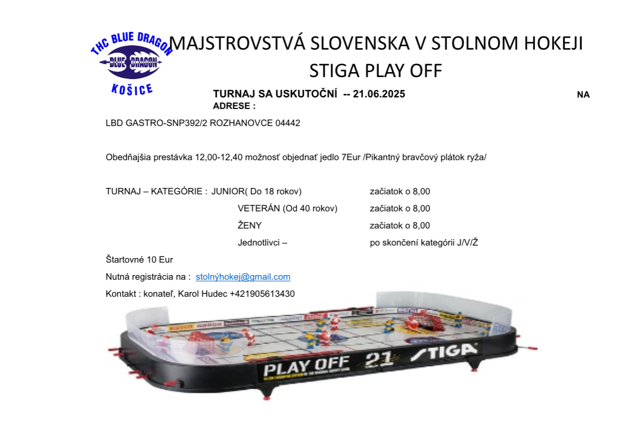 Stolný hokej